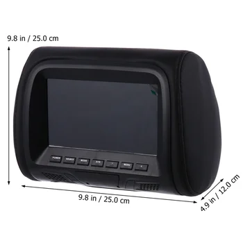 1 pc Vzglavnik Zaslon 7-palčni zaslon, Video Predvajalnik, Zaslon MP5 Zaslon za Samodejno Avto