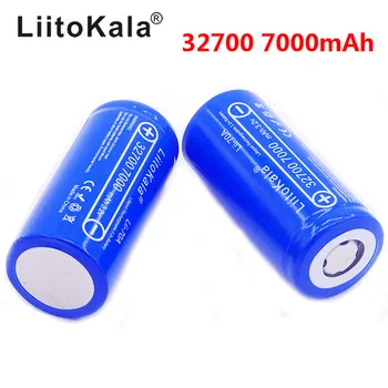 4pcs LiitoKala lii-70A 3.2 V 32700 6500mAh LiFePO4 Baterije 35A Neprekinjeno Odvajanje Največ 55A Visoko zmogljiva baterija 7000 32700