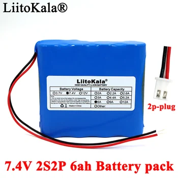 7.4 V 18650 Litij-ionska Baterija 2S 2.6 ah 3ah 6ah 9ah Ribolov LED Luči Bluetooth Zvočnik 8.4 V Sili DIY baterije s PCB