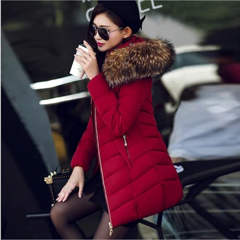 Novi korejski zimska jakna ženske hooded parkas ženske obleke chaqueta mujer elegantne plašči in jopiči za ženske outwear 2019 BLD1273