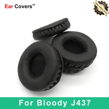 Blazinic Za Krvavo J437 Slušalke Earpads Zamenjava za Slušalke Ear Pad PU Usnje Goba Pene