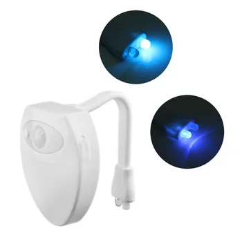 LED Night Light Osvetlitev Nepremočljiva USB Polnjenje S Senzor Gibanja Za Toaletno Posodo Kopalnica QP2
