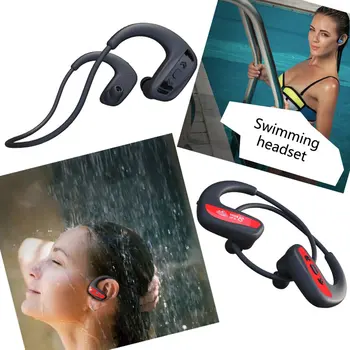 HI-fi 16 G Brezžične Slušalke IPX8 Nepremočljiva Plavanje Športne Slušalke Čepkov Bluetooth Slušalke MP3 Stereo Bluetooth Slušalke