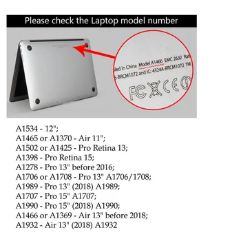 2020 Primeru za Mac book Pro 13 A2289 A2251 Customed Blub Mat Jasno Kritje za Macbook Pro 13 Primeru A2289 A1708 A1706 Dotik Bar