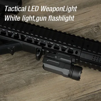 WIPSON LED Puško, Puško, Pištolo Glock Flash Svetlobe Taktično Svetilko Svetilka s Sproščanjem 20 mm Nastavek za Airsoft Pištola
