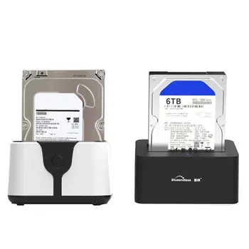 2 Bay SATA, USB 3.0 SSD Ohišje HDD Primeru Usb Hdd Ohišje Zunanji Trdi Disk, Docking 2,5/3,5-palčni HDD/SSD brez Povezave Klon
