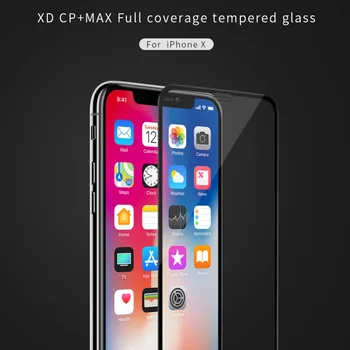 Za iPhone 8 7 Plus X XR XS Max Stekla NILLKIN XD CP+MAX Polno zajetje Kaljeno Steklo Zaščitnik Zaslon za iPhone 11 Pro Max