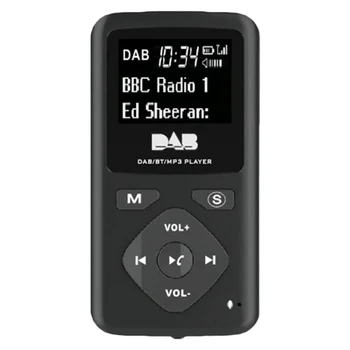 Novo DAB/DAB Digitalni Radio, Bluetooth 4.0 Osebnih Žep FM Mini Prenosni Radio Slušalke MP3 Micro-USB za Dom
