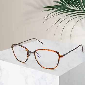 BLUEMOKY Ultralahkih Očala Okvirji Moških Trendy Oversize Polno-Rim Ženske Pregleden Recept Očala za Kratkovidnost Optičnih Očal