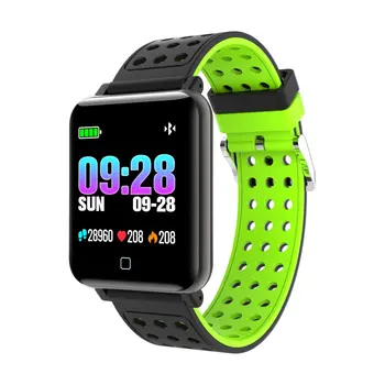 M19 Smart Pas Srčnega Utripa Pametna Zapestnica Spanja Monitor Fitnes Tracker Barvni Zaslon Watch Silikonski Manšeta Moda