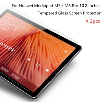 2pcs 9H Kaljeno Steklo Screen Protector Za Huawei MediaPad M5 M6 Pro 10.8 Tablet Zaščitno folijo Za CMR-AL09 / W09 SCM-AL09