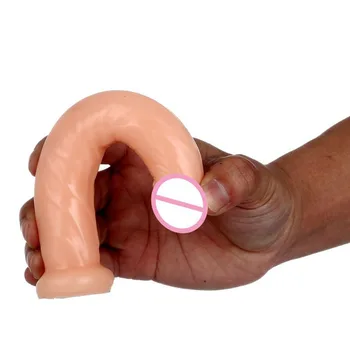 Poceni Dildo Sex Igrače za Odrasle Realističen Dildo Massager Silikonski Vaginalni Masturbator Penis Sesalni Sex Igrače za Ženske