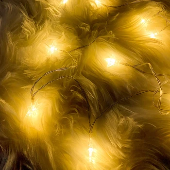 5M LED Star Nepremočljiva Prostem Sončne Niz Luči Garland svate Počitnice Lučka Zavese Dekor Pravljice Luči za Dom Dekor