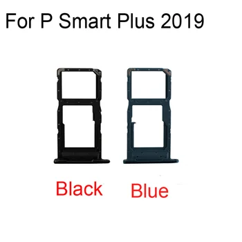 Modre Pladenj za Kartico SIM Za Huawei P Smart Plus 2019 SD Pladenj Držalo za Kartico SIM Kartica SIM Predal Za Huawei P Smart Plus Deli