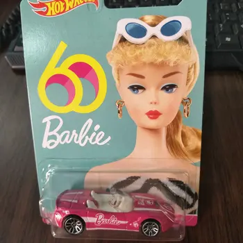 Vroče kolesa avto 1/64 60. Obletnici Barbie 14 CORVETTE STINGRAY Kovinski Material Telesa Dirkalni Avto Zbirka Zlitine Avto Darilo