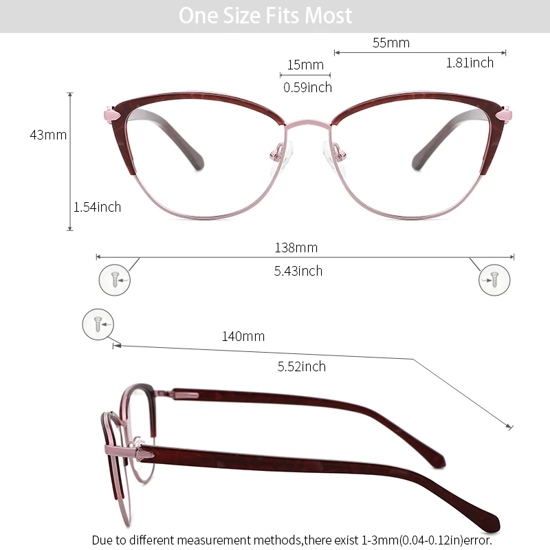 Acetat Ženske Očal Okvir Optičnega Mačka Oči, Rdeča Očala Okvir Kratkovidnost Očala 2020 Moda Novo Zasnovo za Ženske MS8111