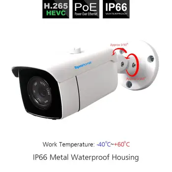 TOPROHOIME 8CH 1MP Video nadzorni Sistem 8CH H. 265+ POE NVR kit 8Pcs 48V 1.0 MP 720P Prostem Nepremočljiva IP kamer