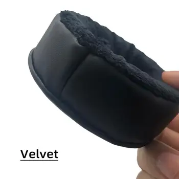 KQTFT Žamet Zamenjava EarPads za Razer Adaro Brezžične Slušalke Blazinic Deli Earmuff Kritje Blazine Skodelice