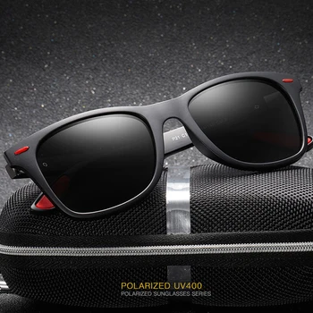 Blagovno ZNAMKO DESIGN Classic Polarizirana sončna Očala Moški Ženske Vožnje Kvadratni Okvir sončna Očala Moški Buljiti UV400 Gafas De Sol 2019