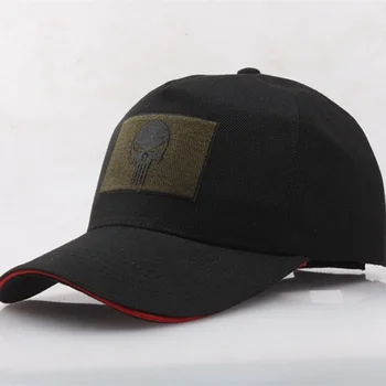 2020 Novo Vojno območje Punisher vezenje Baseball skp Nekaj Hip Hop kape Pečat taktično klobuk Bombaž moda ShadeHat Kosti Garros