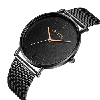 2020 Ultra tanek Moški Modni Ročne ure, iz Nerjavnega Jekla Watchband Poslovnih Ure Moških Watch Ura Reloj Hombre Padec Ladijskega prometa