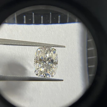 Meisidian GRA Potrdilo Velika Velikost 10x14mm D VVS1 Podolgovate Blazine Ledeni Drobljen Cut Svoboden Gemstone Moissanite Diamond Cena