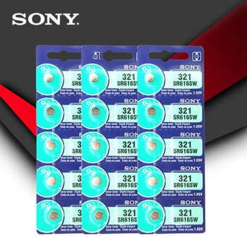15pcs Sony Prvotne 321 SR616SW 1.55 V Srebrni Oksida Watch Baterije SR616SW 321 Gumb gumbaste, ki NA JAPONSKEM