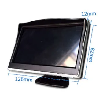 5 Palčni LCD-Monitor Za CCTV Kamere 800x480