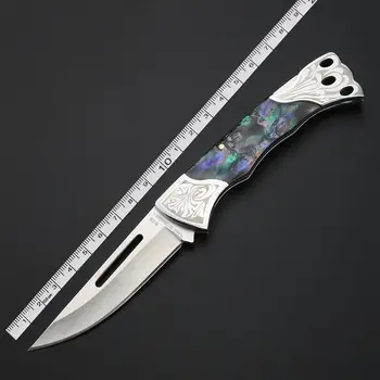 Zložljivi Žepni Nož na Prostem Lov Kampiranje Nožev iz Nerjavečega Jekla, Ročno izdelani Noži Sadje Nož za Preživetje in EOS Orodje