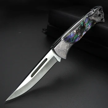 Zložljivi Žepni Nož na Prostem Lov Kampiranje Nožev iz Nerjavečega Jekla, Ročno izdelani Noži Sadje Nož za Preživetje in EOS Orodje
