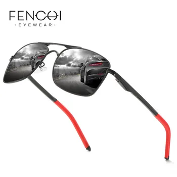 FENCHI Moških Aluminija Polarizirana sončna Očala 2020 UV400 Visoke Kakovosti Retro Kvadratnih sončna Očala Moški Vožnje Očala Za Moške/Ženske