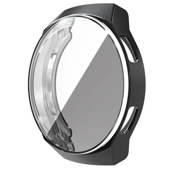 Silikonsko Ohišje za Huawei Watch GT2E Watch Pribor, Zaščitna Polno Kritje velja za Huawei Watch GT 2E Rose Zlata, Črna Barva