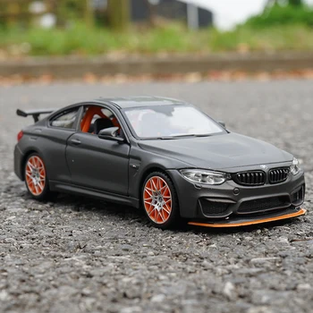 Maisto 1:24 BMW M4 GTS črni športni avto spremenjen analogni zlitine modela avtomobila zbirka darilo igrača die-cast model darilo