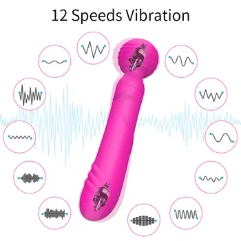 Močan Čarobno Palico, Vibrator, Sex igrače za Ženske AV palico Klitoris Stimulator G-Spot Vibrator z vibriranjem Seks Odraslih Izdelki