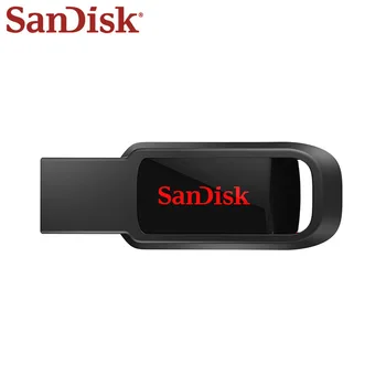 SanDisk CZ61 USB ključek USB 2.0 64GB 128GB 16GB 32GB Pen Drive Black Pendrive Bliskovni Pogon Podporo Uradni Preverjanje
