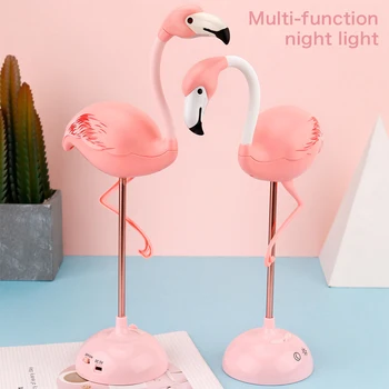 Flamingo, LED Luči, Otroci Soba Doma Dekor USB Powered Roza Živali Flamingo Okno Spalnice Stranka Romantična Poroka Dekoracija