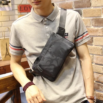 Nove moške prsi vrečko moda človek vrečko priložnostne maskirnim tiskanja ramenski Messenger bag korejski men ' s cross body bag majhna torba