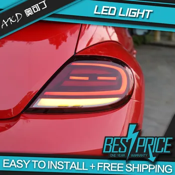 Avto Styling za VW Beetle Rep Luči 2013-2019 LED Dinamičnih Signalov Rep Lučka LED Rep Luči DRL Zavore Povratne auto Dodatki