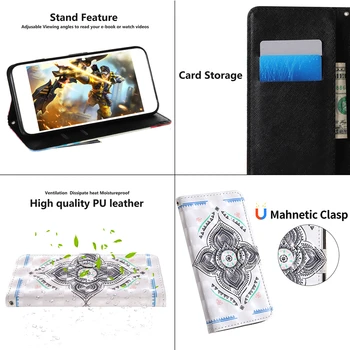 Shockproof Primeru Za Huawei Uživajte 9S 10 P smart 2020 P30 P40 Lite Y5 Y6 Pro 2019 Y5P Y6P Y8P Čast 10i 20i 20 Lite Denarnice Pokrov