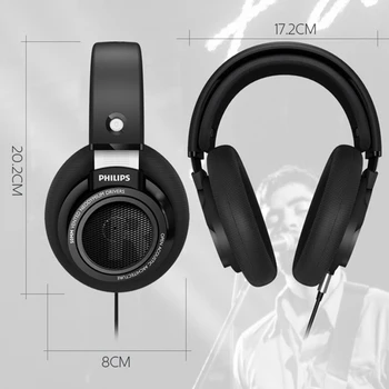 Original Philips SHP9500 Slušalke 3.5 mm žično 3meter dolgo slušalke za Galaxy S8/s9 huawei Xiaomi MP3