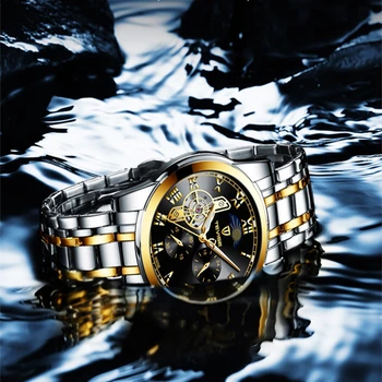 TEVISE International fashion men je mehanska ura ura nepremočljiva poslovnih glej mehanske samodejni watch modne ure
