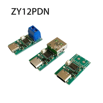 10Pcs/veliko USB-C PD2.0/3.0 v DC Pretvornik Napajalni Modul Vabo Hitro Polnjenje Sproži Javnomnenjske Ankete Detektor Tester(ZY12PDN)