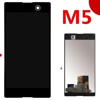 Za Sony Xperia M5 Zaslon LCD+Touch Screen+Okvir Računalnike Skupščine E5603 E5606 E5653 E5633 Za SONY M5 LCD Nadomestni Deli
