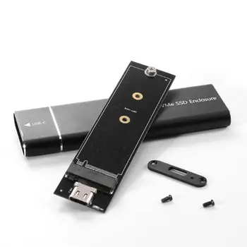 USB3.1 Tip-C, M. 2 M Ključ NVMe PCIE SSD Polje Pogon ssd Stanovanj Primeru 10Gbps M2 SSD 2280 Trdi Disk Ohišje