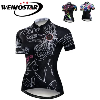 Weimostar pro Team Kolesarski Dres MTB kolesarske majice Ropa Ciclismo 2018 Črno Bel Mountaion Oblačila Kolo dirke športnih obrabe