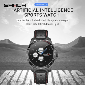 SANDA CK23 Moški Šport Smart Digitalno ročno uro APP Opomnik Srčnega utripa Kalorij Korak Ura Darilo Za Iphone Huawei Samsung
