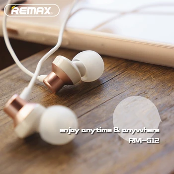 Original Remax 512 Slušalke Žične Slušalke šumov Moda in-Ear Slušalke Za iPhone Mobilni telefon Xiaomi PS4