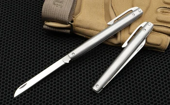 Brezplačna dostava Oster žepni nož majhen zložljiv nož prostem dec orodja Jeklo ročaj self-defense prenosni taborjenje orodje