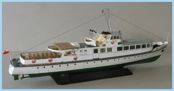 DIY Papir Model 1:100 poljski Obali Trajekt Ladje Lilla Weneda Sestavite Ročno Delo 3D Puzzle Igre Otroci Igrače