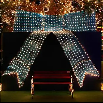 Novo Leto! 4X6m Dekoracijo LED novoletne Lučke Venci LED Niz Neto Luči Za Počitnice Poroko Decro Luces De Navidad
